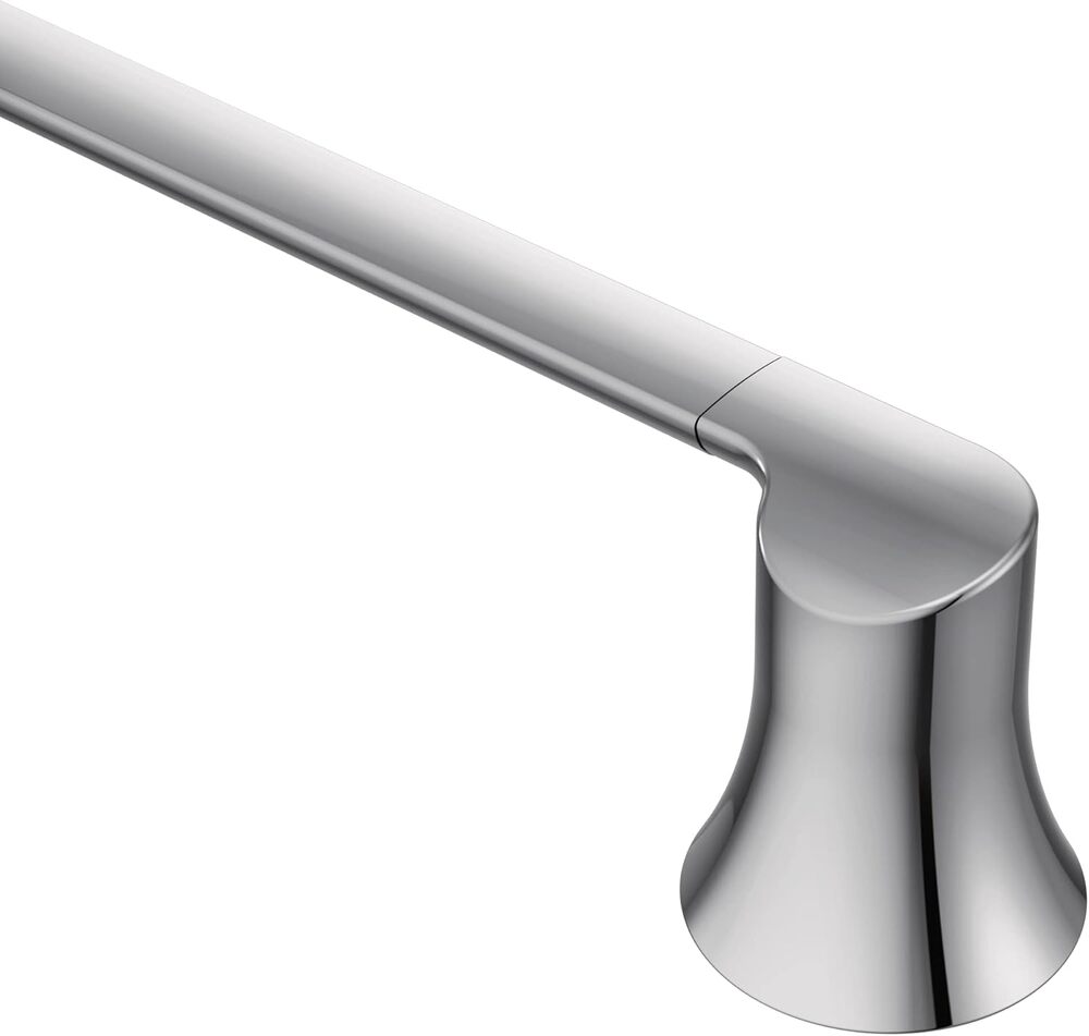 Moen YB0218CH Doux 18-Inch Single -Towel Bar, Chrome